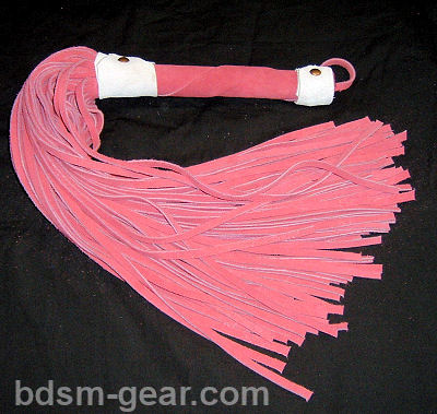 leather and suede bdsm floggers