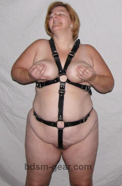 Sexy Leather Bondage Harness