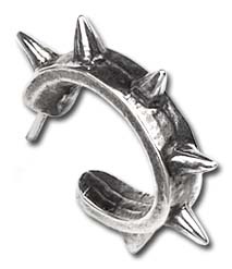hand-cuff earrings, bdsm submissive and slave jewelry