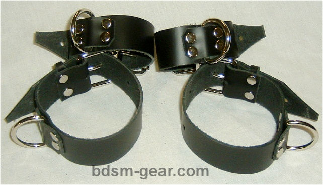 leather bondage cuffs