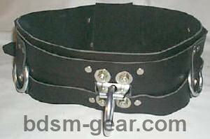 heavy leather suspension belt