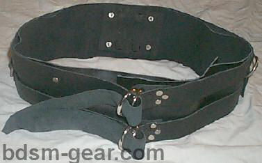 heavy leather suspension belt