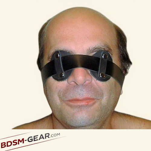 black leather blindfolds