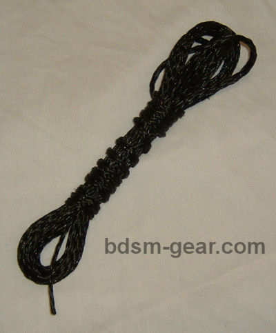 Black Nylon Bondage Rope