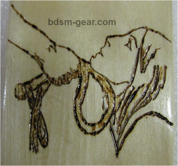 Custom Burned Paddle