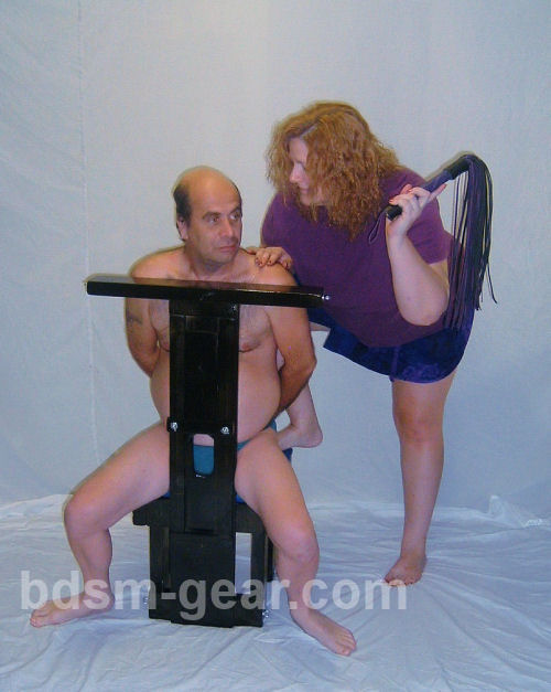 wood chair Torture bdsm 