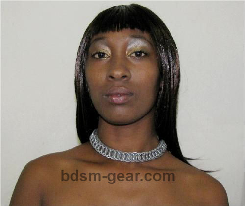 Galvanized Chain Mail Slave Collar