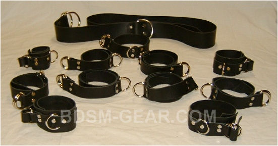 leather binding straps