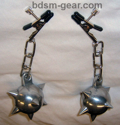 nipple clamps with spiked balls