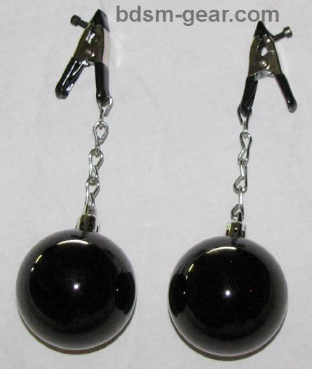 nipple clamps with christmas bulbs