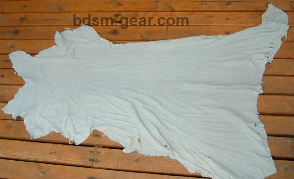 bulk deer hide leather to make your own cuffs, straps and other bondage gear