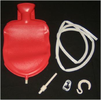 enema bag, slave humiliation and anal play, bdsm and bondage gear
