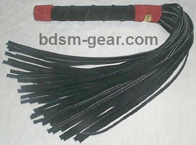 leather and suede bdsm floggers