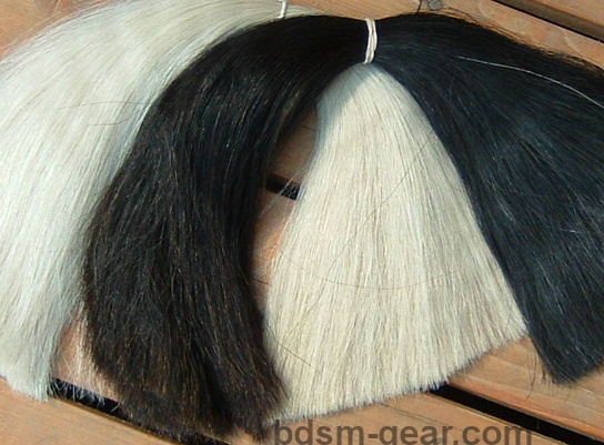 bulk horse hair to make your own flogger sensation toy or other bondage gear