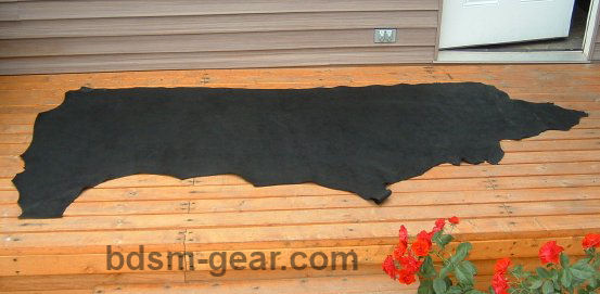 bulk leather to make your own cuffs, straps and other bondage gear