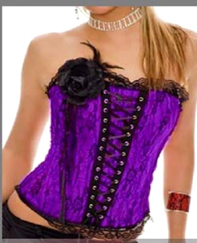 Purple Fetish Corset