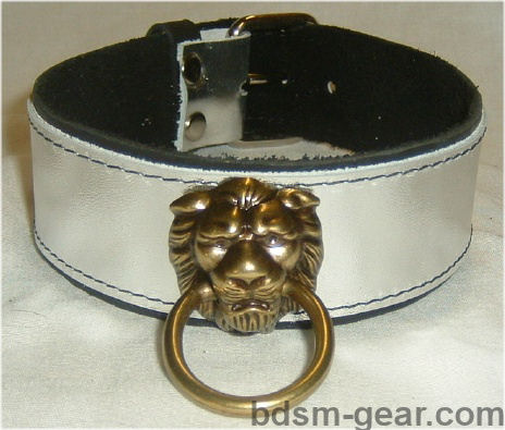 Leather Lionhead collar