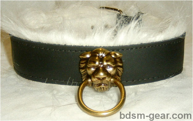 Leather Lionhead collar