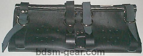 bondage muff binder leather cuffs bdsm restraints fetish slave