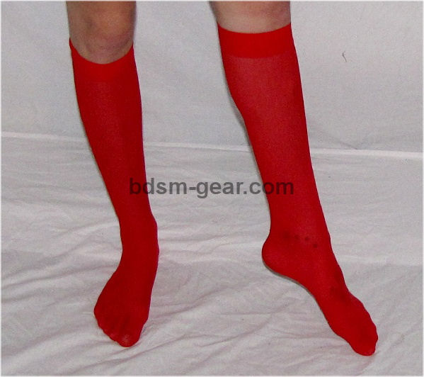 Red Knee-Hi Stockings