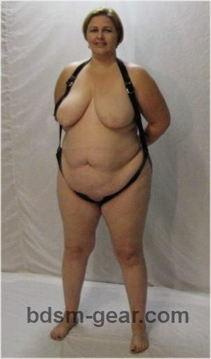 Leather BDSM Harness Bottom