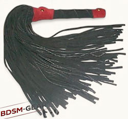 leather and suede bdsm floggers