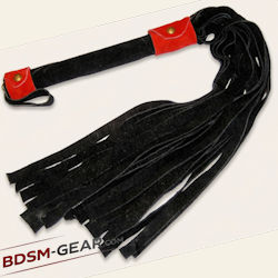leather and suede bdsm floggers