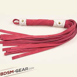 leather and suede bdsm floggers