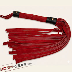 leather and suede bdsm floggers