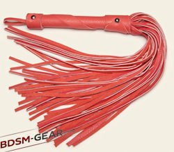 suede and leather bdsm bondage floggers for sale, black red blue tan