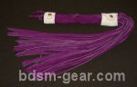 suede and leather bdsm bondage floggers for sale, black red blue tan