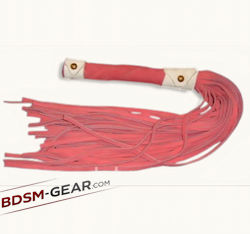 suede and leather bdsm bondage floggers for sale, black red blue tan