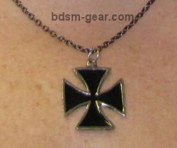Black Celtic Cross Necklace