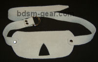 White Soft Suede Blindfolds