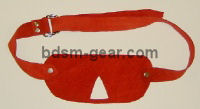 Red Soft Suede Blindfolds