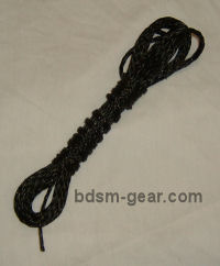 black bondage rope