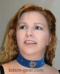 online Leather bdsm bondage celtic heart choker store