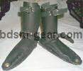 leather bondage boots footies restraint bdsm fetish gothic gorean submissive and slave