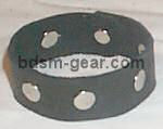 leather bracelet for bdsm fetish gothic gorean submissive and slave bondage