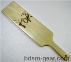 Hand Burned Submission Paddle