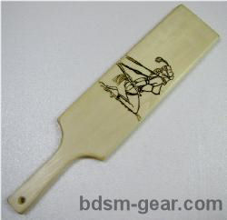 Hand Burned Ponygirl Paddle
