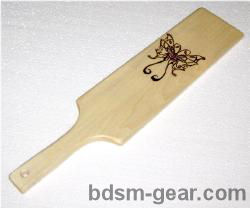 Hand Burned Butterfly Paddle