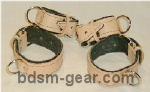 leather bondage cuffs spreaders binders and bdsm gear