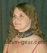 formal dress chain collar for human submissive and slave bondage bdsm fetish gothic gorean and punk