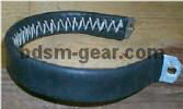 leather and metal slave training collar for human submissive and slave bondage bdsm fetish gothic gorean and punk