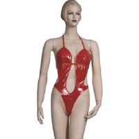 bdsm lifestyle bondage red pvc fetish wear store online teddy