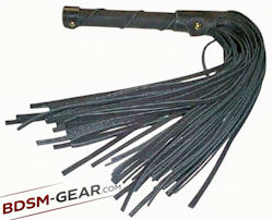 suede and leather bdsm bondage floggers for sale, black red blue tan