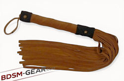 suede and leather bdsm bondage floggers for sale, black red blue tan