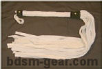 sensual leather deer skin hide warm-up flogger bondage bdsm fetish