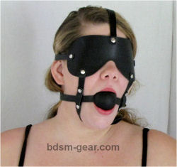 Gag and Blindfold Combo